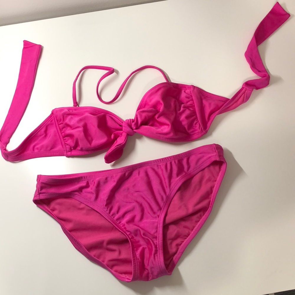 Pink bikini